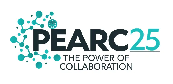 PEARC25 - The Power of Collaboration event logo